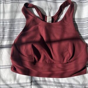 Lululemon Athletica Maroon Sports Bra